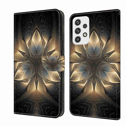 Crystal 3D Shockproof Protective Leather Phone Case, For Samsung Galaxy A23 5G