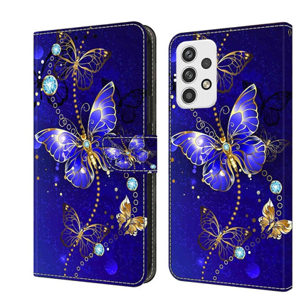 Crystal 3D Shockproof Protective Leather Phone Case, For Samsung Galaxy A23 5G