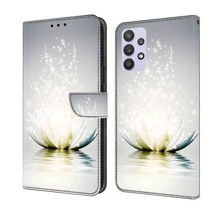 Crystal 3D Shockproof Protective Leather Phone Case, For Samsung Galaxy A32 5G