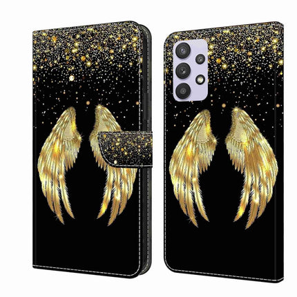 Crystal 3D Shockproof Protective Leather Phone Case, For Samsung Galaxy A32 5G