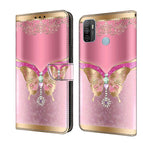 For Samsung Galaxy A33 5G / Pink Bottom Butterfly