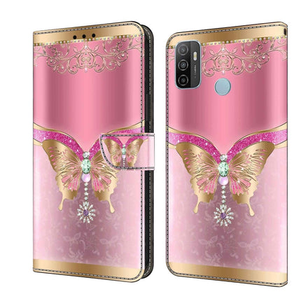 Crystal 3D Shockproof Protective Leather Phone Case, For Samsung Galaxy A33 5G