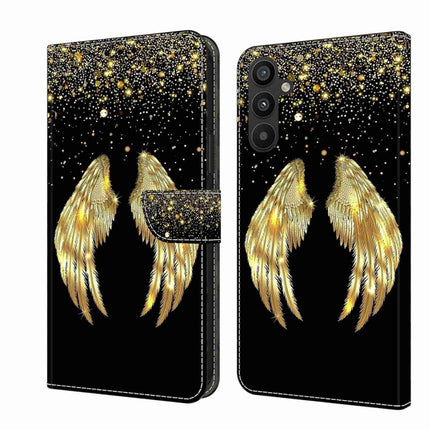 Crystal 3D Shockproof Protective Leather Phone Case, For Samsung Galaxy A34 5G