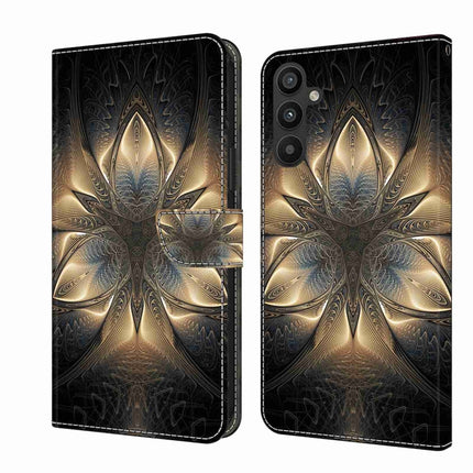 Crystal 3D Shockproof Protective Leather Phone Case, For Samsung Galaxy A34 5G