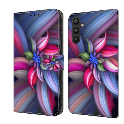 Crystal 3D Shockproof Protective Leather Phone Case, For Samsung Galaxy A34 5G