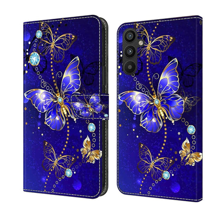 Crystal 3D Shockproof Protective Leather Phone Case, For Samsung Galaxy A34 5G