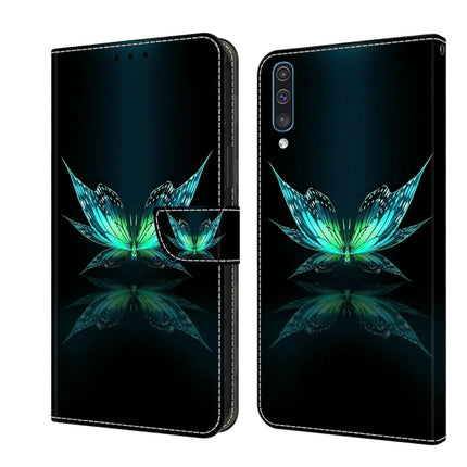 Crystal 3D Shockproof Protective Leather Phone Case, For Samsung Galaxy A50