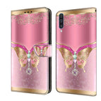 For Samsung Galaxy A50 / Pink Bottom Butterfly