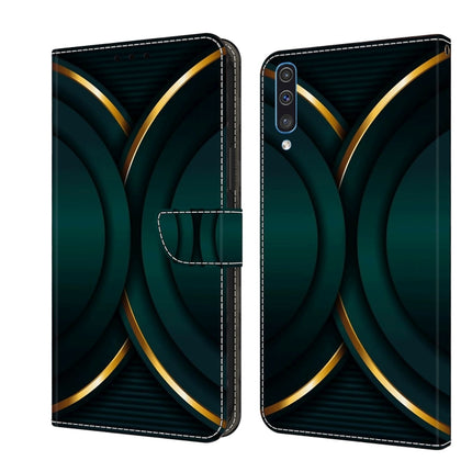 Crystal 3D Shockproof Protective Leather Phone Case, For Samsung Galaxy A50