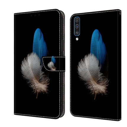 Crystal 3D Shockproof Protective Leather Phone Case, For Samsung Galaxy A50