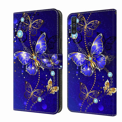 Crystal 3D Shockproof Protective Leather Phone Case, For Samsung Galaxy A50