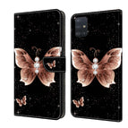 For Samsung Galaxy A51 4G / Pink Diamond Butterfly