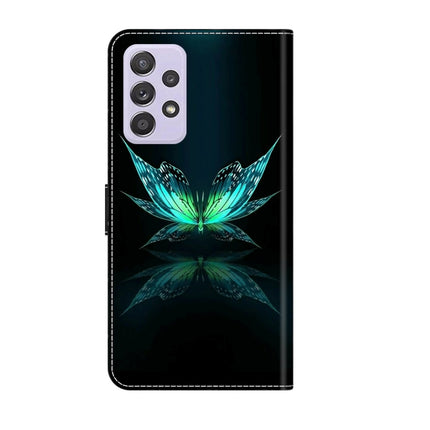 Crystal 3D Shockproof Protective Leather Phone Case, For Samsung Galaxy A52 / A52s 5G