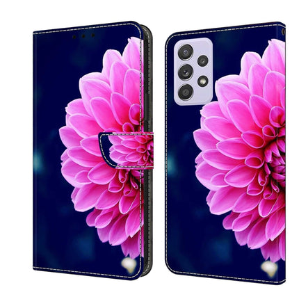 Crystal 3D Shockproof Protective Leather Phone Case, For Samsung Galaxy A52 / A52s 5G
