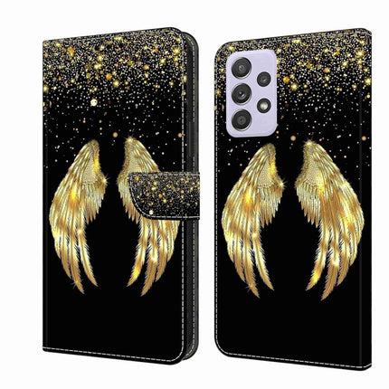Crystal 3D Shockproof Protective Leather Phone Case, For Samsung Galaxy A52 / A52s 5G