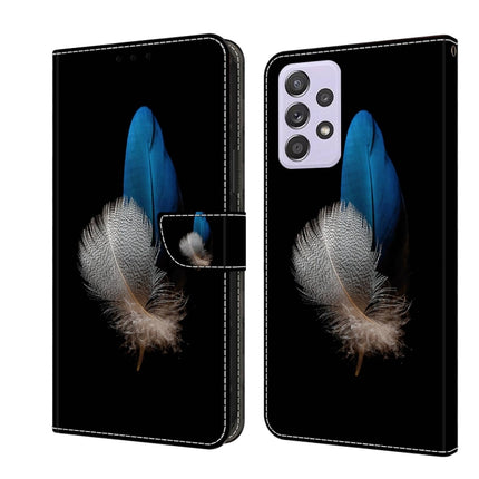 Crystal 3D Shockproof Protective Leather Phone Case, For Samsung Galaxy A52 / A52s 5G