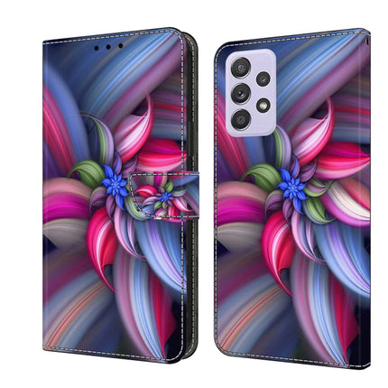 Crystal 3D Shockproof Protective Leather Phone Case, For Samsung Galaxy A52 / A52s 5G