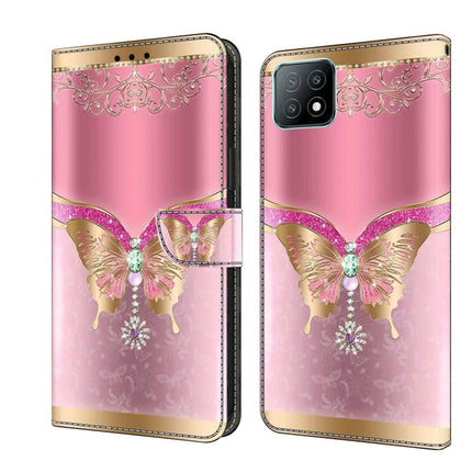 Crystal 3D Shockproof Protective Leather Phone Case, For Samsung Galaxy A53