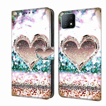 Crystal 3D Shockproof Protective Leather Phone Case, For Samsung Galaxy A53