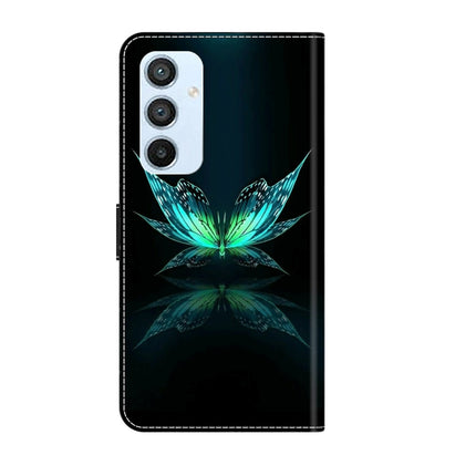 Crystal 3D Shockproof Protective Leather Phone Case, For Samsung Galaxy A54 5G