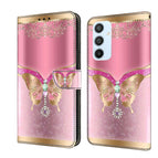 For Samsung Galaxy A54 5G / Pink Bottom Butterfly