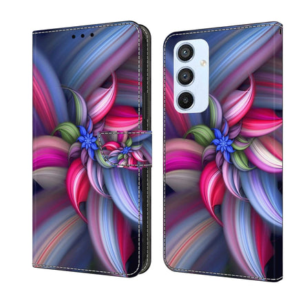 Crystal 3D Shockproof Protective Leather Phone Case, For Samsung Galaxy A54 5G