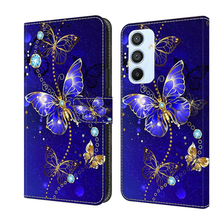 Crystal 3D Shockproof Protective Leather Phone Case, For Samsung Galaxy A54 5G