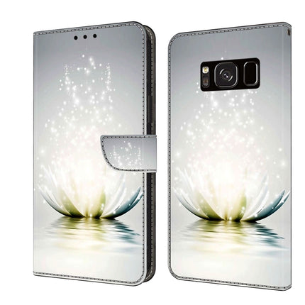 Crystal 3D Shockproof Protective Leather Phone Case, For Samsung Galaxy S8