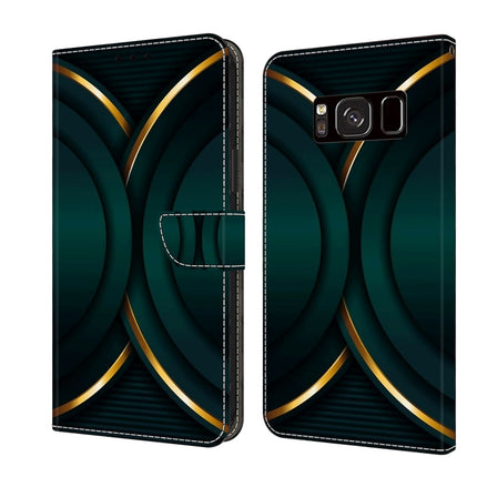 Crystal 3D Shockproof Protective Leather Phone Case, For Samsung Galaxy S8