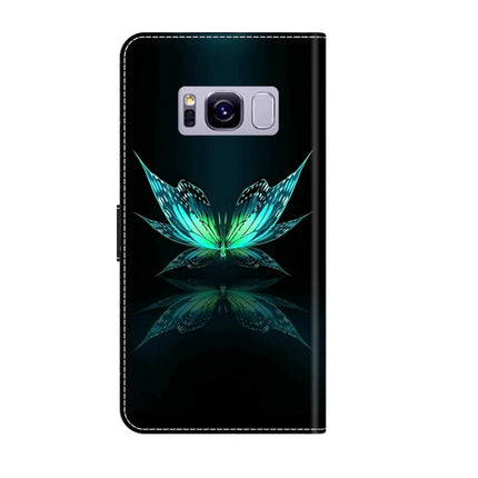 Crystal 3D Shockproof Protective Leather Phone Case, For Samsung Galaxy S8+