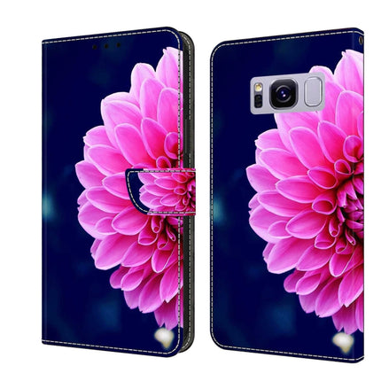 Crystal 3D Shockproof Protective Leather Phone Case, For Samsung Galaxy S8+