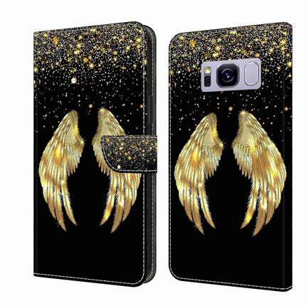 Crystal 3D Shockproof Protective Leather Phone Case, For Samsung Galaxy S8+