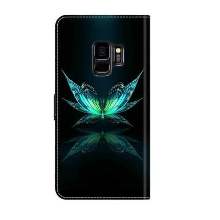 Crystal 3D Shockproof Protective Leather Phone Case, For Samsung Galaxy S9