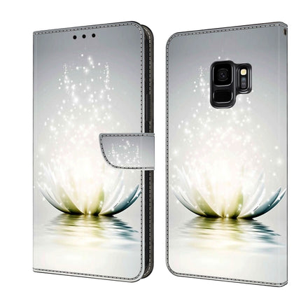Crystal 3D Shockproof Protective Leather Phone Case, For Samsung Galaxy S9