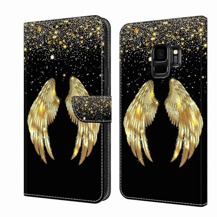 Crystal 3D Shockproof Protective Leather Phone Case, For Samsung Galaxy S9