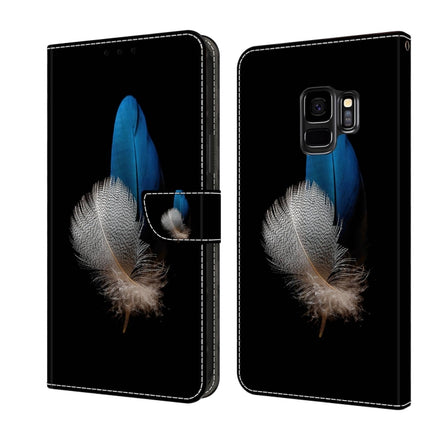Crystal 3D Shockproof Protective Leather Phone Case, For Samsung Galaxy S9