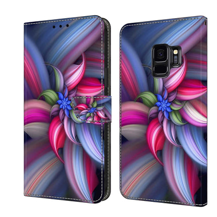 Crystal 3D Shockproof Protective Leather Phone Case, For Samsung Galaxy S9