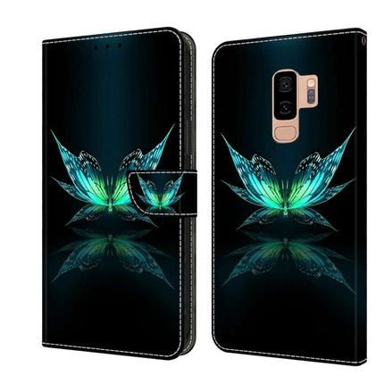 Crystal 3D Shockproof Protective Leather Phone Case, For Samsung Galaxy S9+