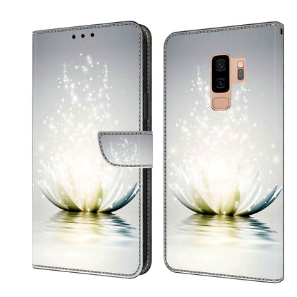 Crystal 3D Shockproof Protective Leather Phone Case, For Samsung Galaxy S9+