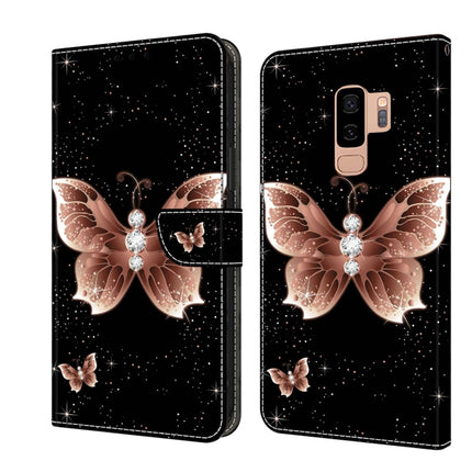 Crystal 3D Shockproof Protective Leather Phone Case, For Samsung Galaxy S9+