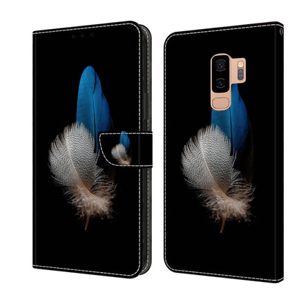 Crystal 3D Shockproof Protective Leather Phone Case, For Samsung Galaxy S9+
