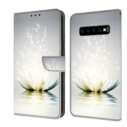 Crystal 3D Shockproof Protective Leather Phone Case, For Samsung Galaxy S10