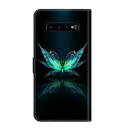 Crystal 3D Shockproof Protective Leather Phone Case, For Samsung Galaxy S10+