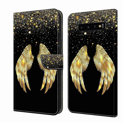 Crystal 3D Shockproof Protective Leather Phone Case, For Samsung Galaxy S10+