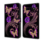 For Samsung Galaxy S10+ / Purple Flower Butterfly