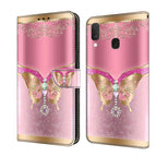 For Samsung Galaxy S10e / Pink Bottom Butterfly