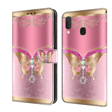 Crystal 3D Shockproof Protective Leather Phone Case, For Samsung Galaxy S10e