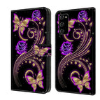For Samsung Galaxy S20 FE / Purple Flower Butterfly