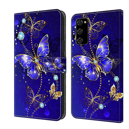 Crystal 3D Shockproof Protective Leather Phone Case, For Samsung Galaxy S20 FE