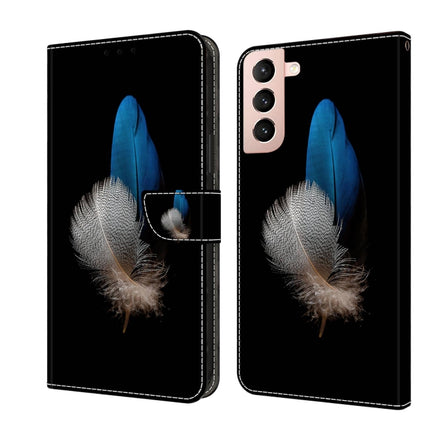 Crystal 3D Shockproof Protective Leather Phone Case, For Samsung Galaxy S21